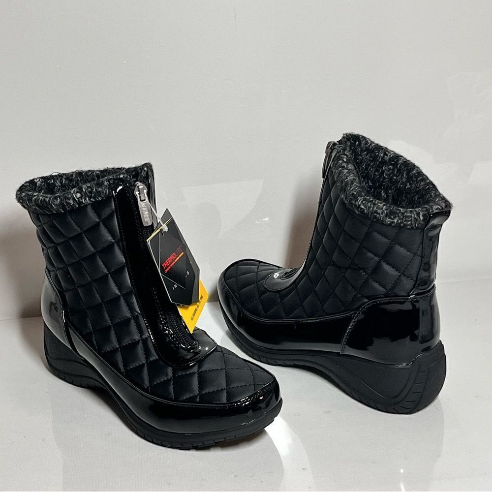 Khombu Megan Waterproof Front-Zip Winter Boots
